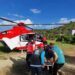 Refahiye’de rahatsızlanan kalp hastası, ambulans helikopterle hastaneye ulaştırıldı