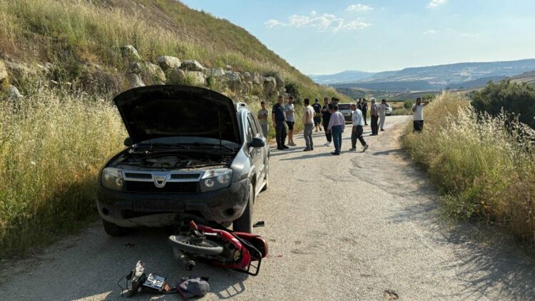 Manisa’da cip ile çarpışan motosiklet sürücüsü ağır yaralandı