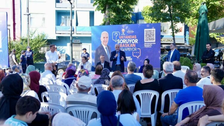 Ümraniye Belediye Başkanı Yıldırım, vatandaşlarla buluştu