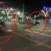 Batman’da iki motosikletin çarpıştığı kaza kamerada