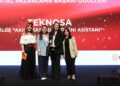Teknosa'nın Akılla Satış Danışmanı Asistanı Bilge'ye ödül
