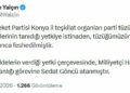 MHP Konya il teşkilatı feshedildi