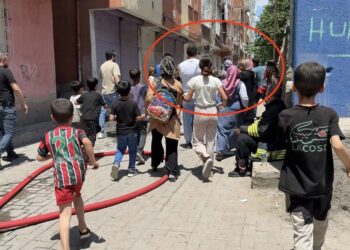Diyarbakır'da yangın sonrası komşular arasında arbede