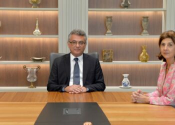 KKTC Cumhurbaşkanı Erhürman, BM Kıbrıs Temsilcisi Cuellar ile bir araya geldi