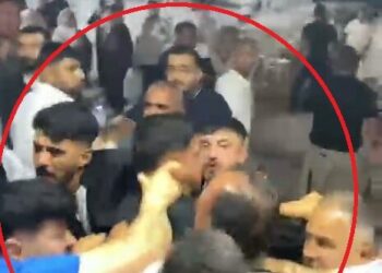 Düğünde silah sıkıldığı ihbarına giden polislerle davetliler arasında arbede