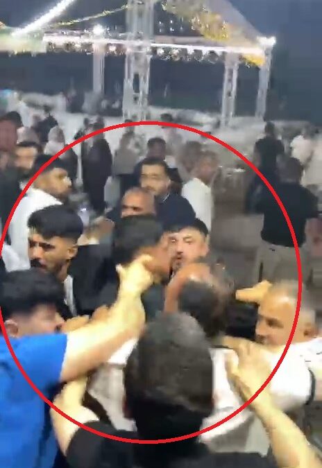 Düğünde silah sıkıldığı ihbarına giden polislerle davetliler arasında arbede