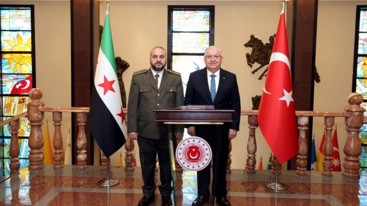 Bakan Güler, Suriyeli mevkidaşı Ebu Kasra ile bir araya geldi