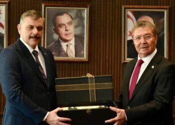 KKTC Başbakanı Üstel, Bakan Çiftçi’yi kabul etti