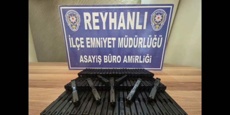 Hatay’da 80 adet tabanca namlusu ve sürgüsü ele geçirildi