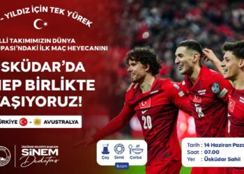 Üsküdar’da 2026 FIFA Dünya Kupası heyecanı dev ekranda yaşanacak