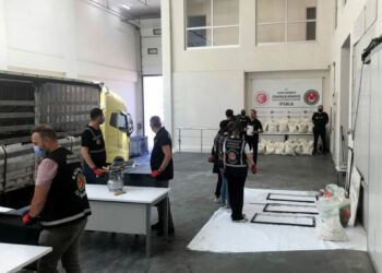 İpsala Sınır Kapısı'na gelen TIR'da 1,5 ton uyuşturucu ele geçirildi
