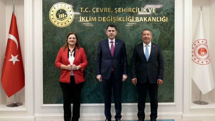 Bakan Kurum, Afyonkarahisar Büyükşehir Belediye Başkanı Köksal'ı kabul etti