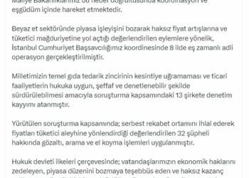 Bakan Gürlek: Beyaz et sektöründeki 13 şirkete denetim kayyımı atandı
