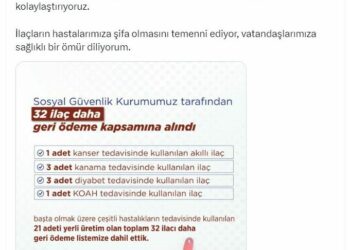 Bakan Işıkhan: 32 ilacı geri ödeme listesine aldık