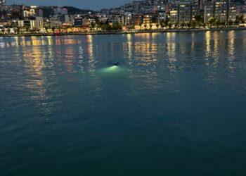 Ekipleri harekete geçiren deniz kıyısındaki eşyalar, profesyonel yüzücünün çıktı