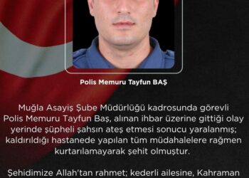 Muğla'da KADES ihbarına giden polis memuru silahlı saldırıda şehit oldu