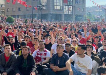 Ankara'da milli maç heyecanı