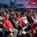 Bahçelievler’de binlerce kişi milli takıma destek için bir araya geldi