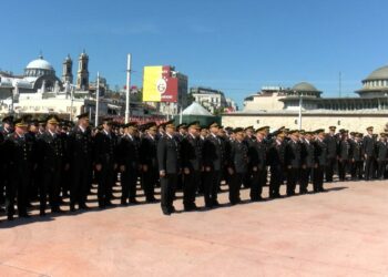 Taksim'de Jandarma Teşkilatının 187’nci kuruluş yıldönümü kutlandı