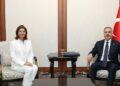 Bakan Fidan, BM Genel Sekreterinin Kıbrıs konusundaki şahsi temsilcisi Holguin'i kabul etti