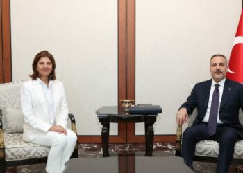 Bakan Fidan, BM Genel Sekreterinin Kıbrıs konusundaki şahsi temsilcisi Holguin'i kabul etti
