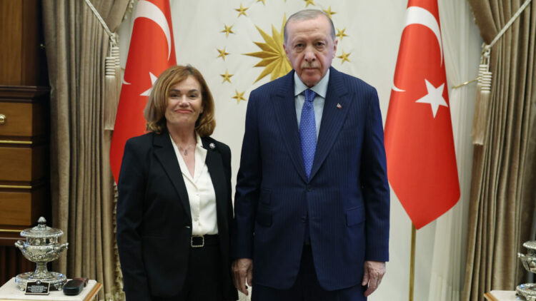 Cumhurbaşkanı Erdoğan, İspanya Anayasa Mahkemesi Başkan Vekili'ni kabul etti