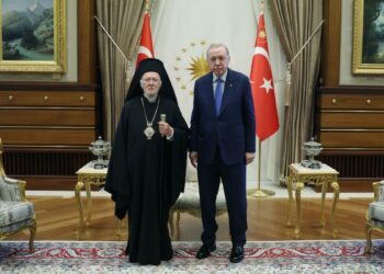 Cumhurbaşkanı Erdoğan, Fener Rum Patriği ile görüştü
