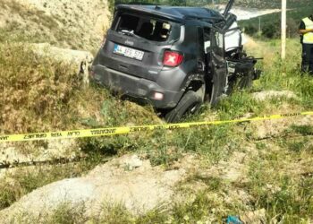 Malatya'da takla atan otomobilin sürücüsü öldü