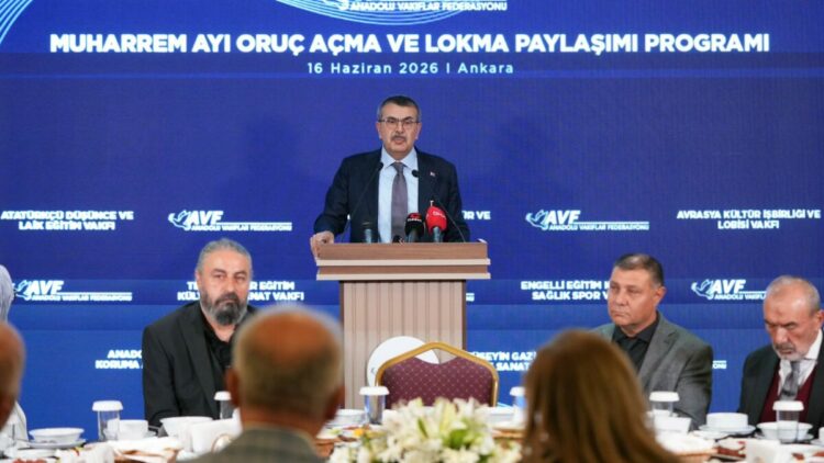 Bakan Tekin: Aynı lokmayı paylaşmak, aynı kaderi paylaşabilme iradesinin de göstergesidir