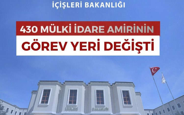 Mülki İdare Amirleri Atama Kararnamesi Resmi Gazete’de