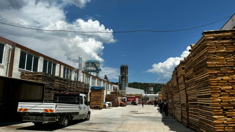 Fabrikanın talaş silosunda çıkan yangın hasara yol açtı