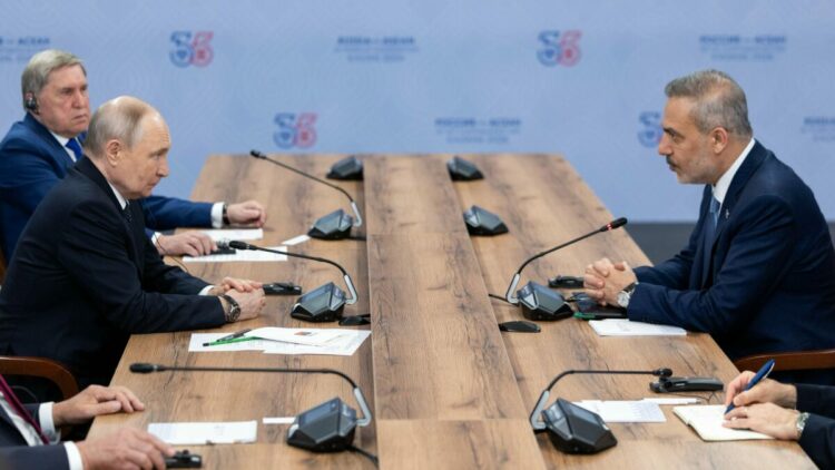 Dışişleri Bakanı Fidan, Rusya Devlet Başkanı Putin tarafından kabul edildi