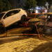 Seyir halindeyken kalp krizi geçirip park halindeki araçlara çarpan sürücü hastanede öldü