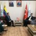Venezuela’nın Ankara Büyükelçisi Gutierrez, SANKON’u ziyaret etti