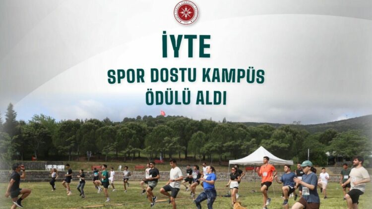 İYTE'ye 'spor dostu kampüs' ödülü