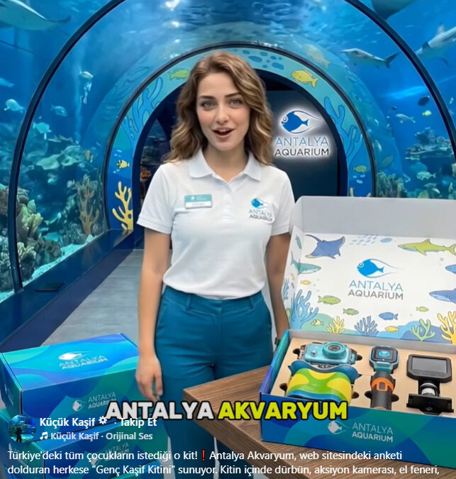 Akvaryum yönetiminden dijital dolandırıcılara suç duyurusu