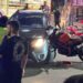 Bursa'da otomobille çarpışan motosikletin sürücüsü yaralandı