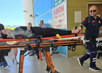 Otomobilin çarptığı abla-kardeş yaralandı