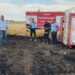 Gaziantep'te 5 dönümlük buğday tarlası yandı