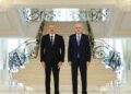 TBMM Başkanı Kurtulmuş, Azerbaycan Cumhurbaşkanı Aliyev tarafından kabul edildi
