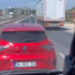 Silivri'de ambulansa yol vermeyen sürücü kamerada
