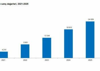 TÜİK: Üretimden yapılan satışlar 24 trilyon 28 milyar 700 milyon TL oldu
