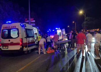 Bodrum’da taksi ile motosiklet çarpıştı: 1 ölü, 1 ağır yaralı