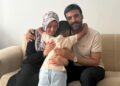 'Kahraman' çift Mehmet Emin ile hayata sarıldı