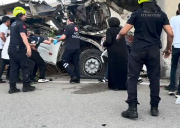 Köprü ayağına çarpan TIR'ın şoförü öldü