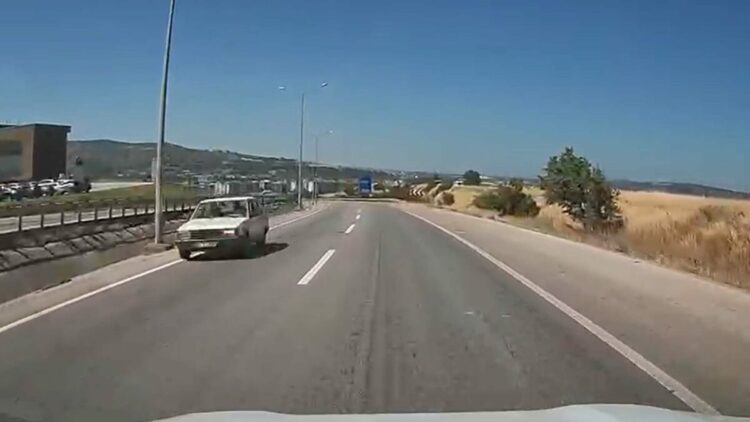 Çanakkale'de otomobiliyle ters şeritte ilerleyen sürücü gözaltına alındı