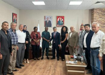 Sierra Leone Büyükelçiliği Ekonomi ve Ticaret Müsteşarı, SANKON Genel Merkezi’ni ziyaret etti