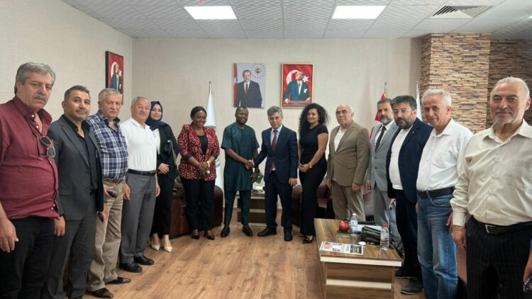 Sierra Leone Büyükelçiliği Ekonomi ve Ticaret Müsteşarı, SANKON Genel Merkezi’ni ziyaret etti