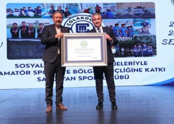 Çolakoğlu Metalurji Spor Kulübü’ne KASKF’den başarı plaketi