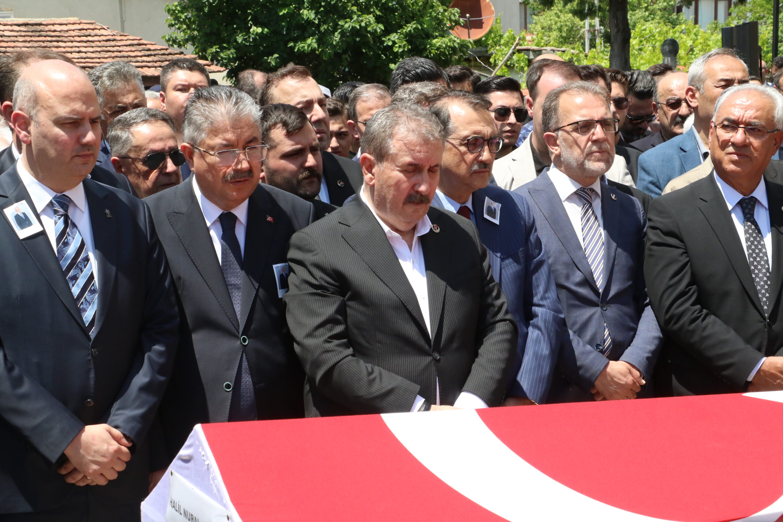 Mustafa Destici’nin ağabeyi, son yolculuğuna uğurlandı